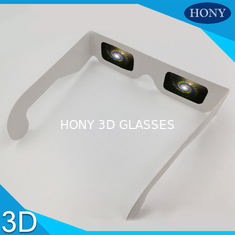 Document van de Glazen Spiraalvormige 3d Holografische Glazen van het Diffractie 3D Vuurwerk Volledige de Kleurendruk