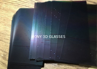 Douane polariseerde het Glanzende LCD Broodje van de Polarisatorfilm, Lineaire lcd monitor film 90 145 Graad