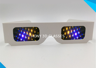 Glazen van het overleg 3d Vuurwerk, Document Diffractieglazen 13500 Lichte Gratings