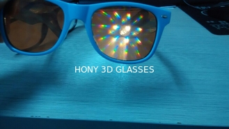 Pvc-3D de Diffractieglazen van de Materialen dikkere lens voor Partij/3d vuurwerkglazen