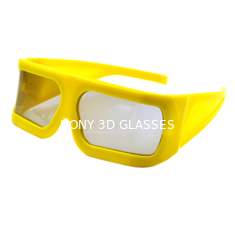 Het grote Gele Kader van Grootte 3D Glazen voor IMAX-bioskoop die op 3D Film van 4D letten 5D
