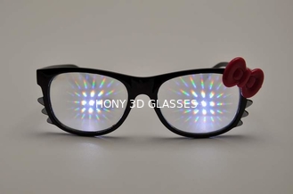 Hello Kitty-de Glazen van het Kadervuurwerk met 13500 Lijnendiffractie voeren Zwart Kader uit