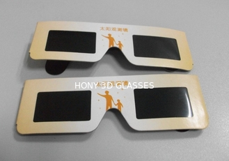 Eco-vriendelijke brillen eclipsbrilletje voor het bekijken van eclipse