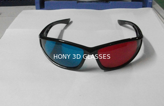 Milieuvriendelijke Plastic Rode Cyaan 3D Glazen die voor Blik 3d Film worden gepolariseerd