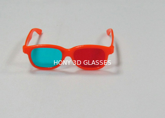 De kleurrijke Kinderen Plastic Rode Cyaan 3d Glazen met 1.6mm maken Lenzen dik