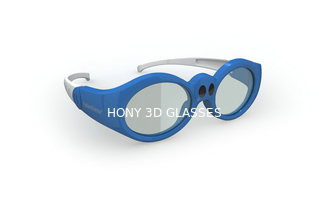 De navulbare DLP-Glazen van TV van het Verbindings Actieve Blind 3D voor Blauwe Jonge geitjes,