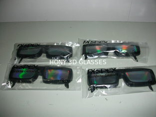 0.06 mm PVC / PET laser drie d glazen lenzen / 3d vuurwerk bril