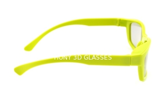De gele Plastic van de Lenzenreald van de Kader Cirkelpolarisatie 3D Polaroidbril