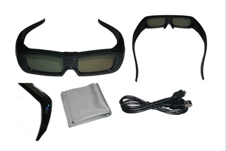 Miniusb-3D de Glazenglazen van het Schakelaar Universele Actieve Blind voor Sony Panasonic