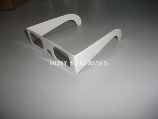 De witte 3D Glazen van Kartonchromadepth voor Volwassene/Jonge geitjes, 0.06mm Lensdikte
