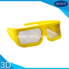 Gele Grote Kader Lineaire Gepolariseerde 3D Glazen 148 * 52 * 155mm voor Bioskoop
