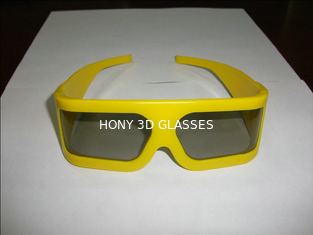 Gele Plastic Kader Lineaire Gepolariseerde 3D Glazen voor Technologie-Museum