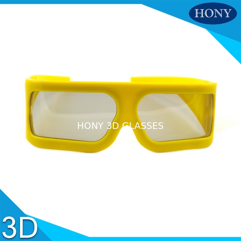 ABS frame plastic circulair gepolariseerde lenzen 3d theater glazen met groot formaat