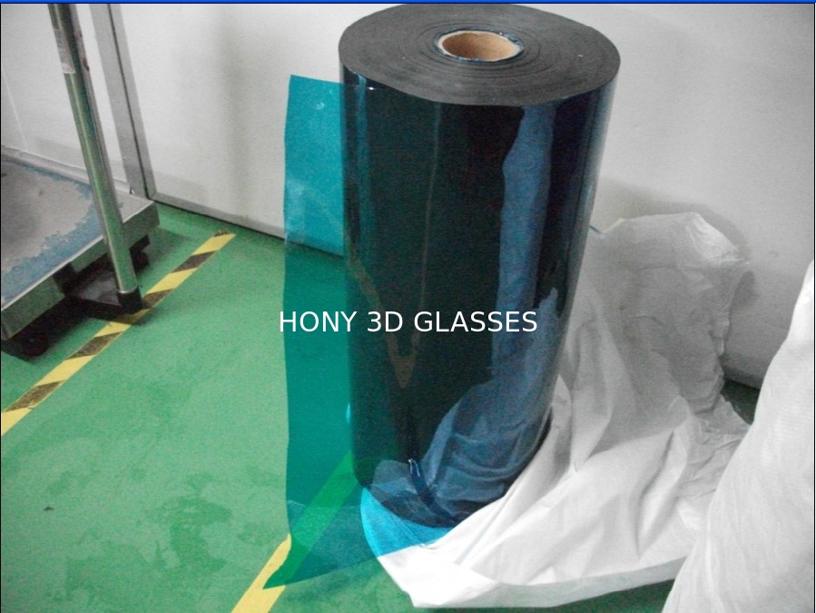 3D LCD van het Glazenhuisdier Blad 0.17mm van de Polarisatorfilm dik Hoge Transmissive