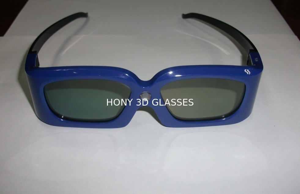 120Hz navulbare DLP-Verbindings 3D Glazen voor 3D Klaar Projector, Blauw Zwart Wit